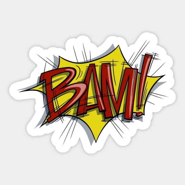 BAM! Sticker by westinchurch